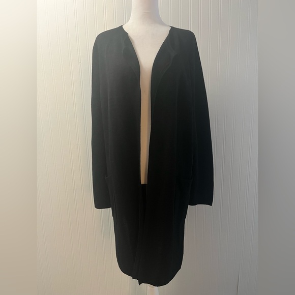 J. Crew Sweaters - J. Crew Black Knit Sweater/Coat